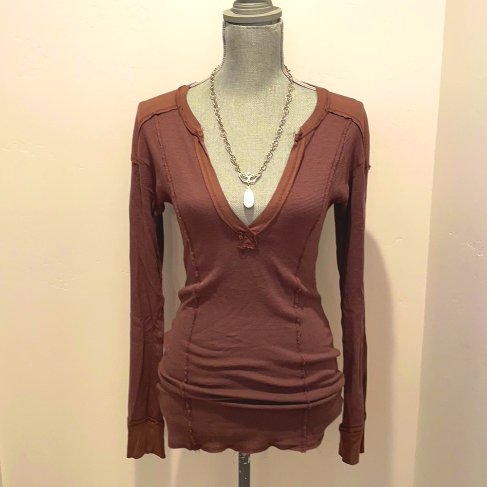 Michael Stars cotton Henley